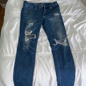 American eagle womens jeans in a size 10 LONG